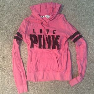 VS pink hoodie
